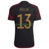 Maillot de Supporter Allemagne Muller 13 Extérieur Coupe du Monde 2022 Pour Homme